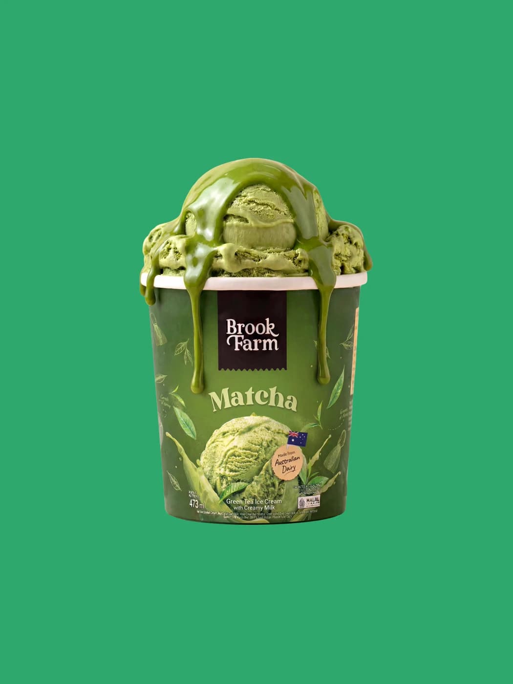 Brook Farm Matcha green tea ice cream